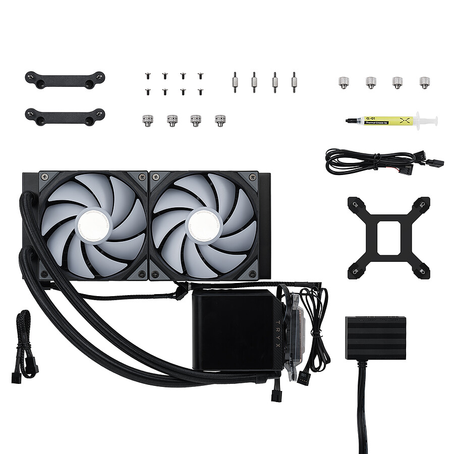 TRYX PANORAMA ARGB 240 - Noir