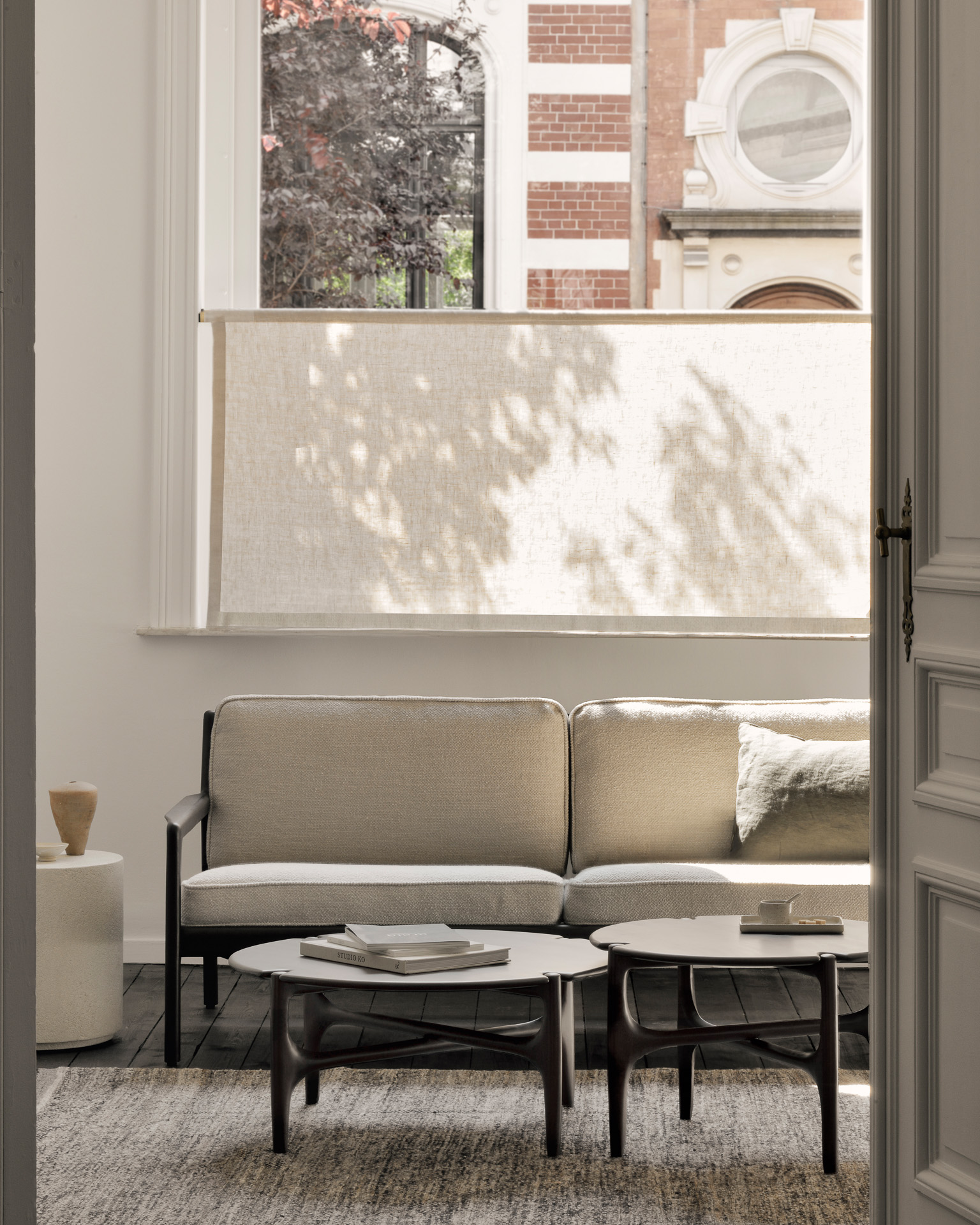 Sofa Jack 185 - ivory stof