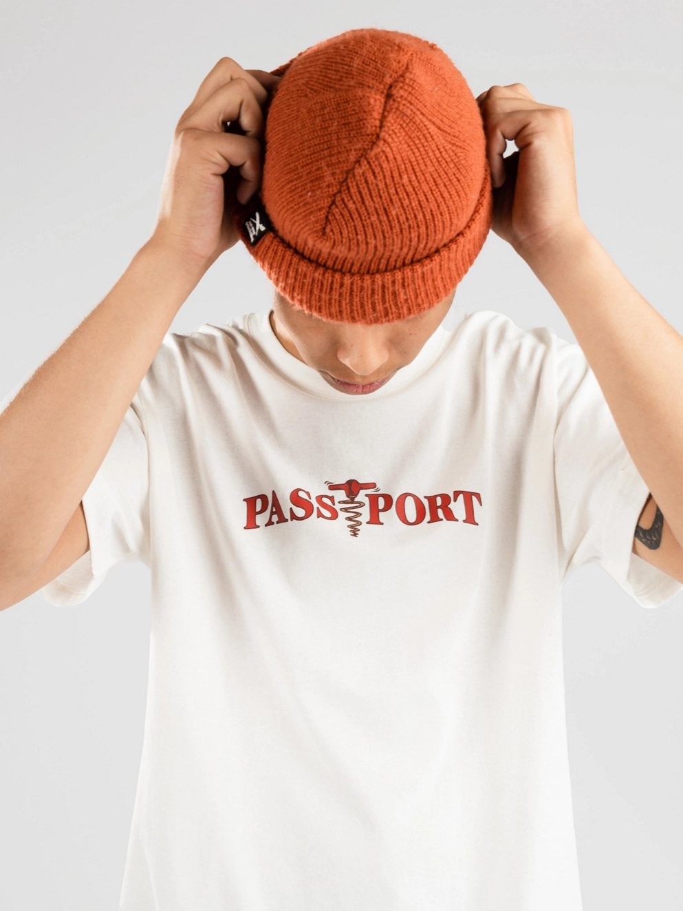 Pass Port Corkscrew T-Shirt white