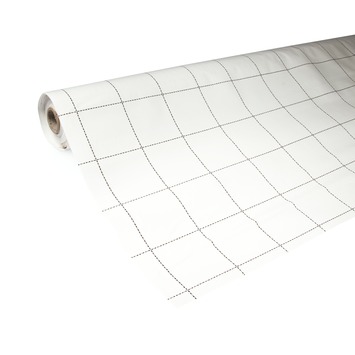 Tafelzeil ruit zwart en wit per centimeter