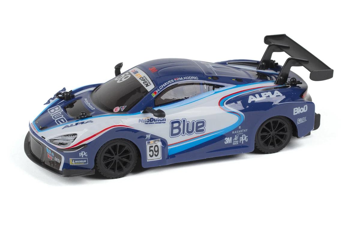 Auto McLaren 720S GT3 Blau, 1:24Ferngesteuerter Sportwagen für Kinder ab 6 Jahren