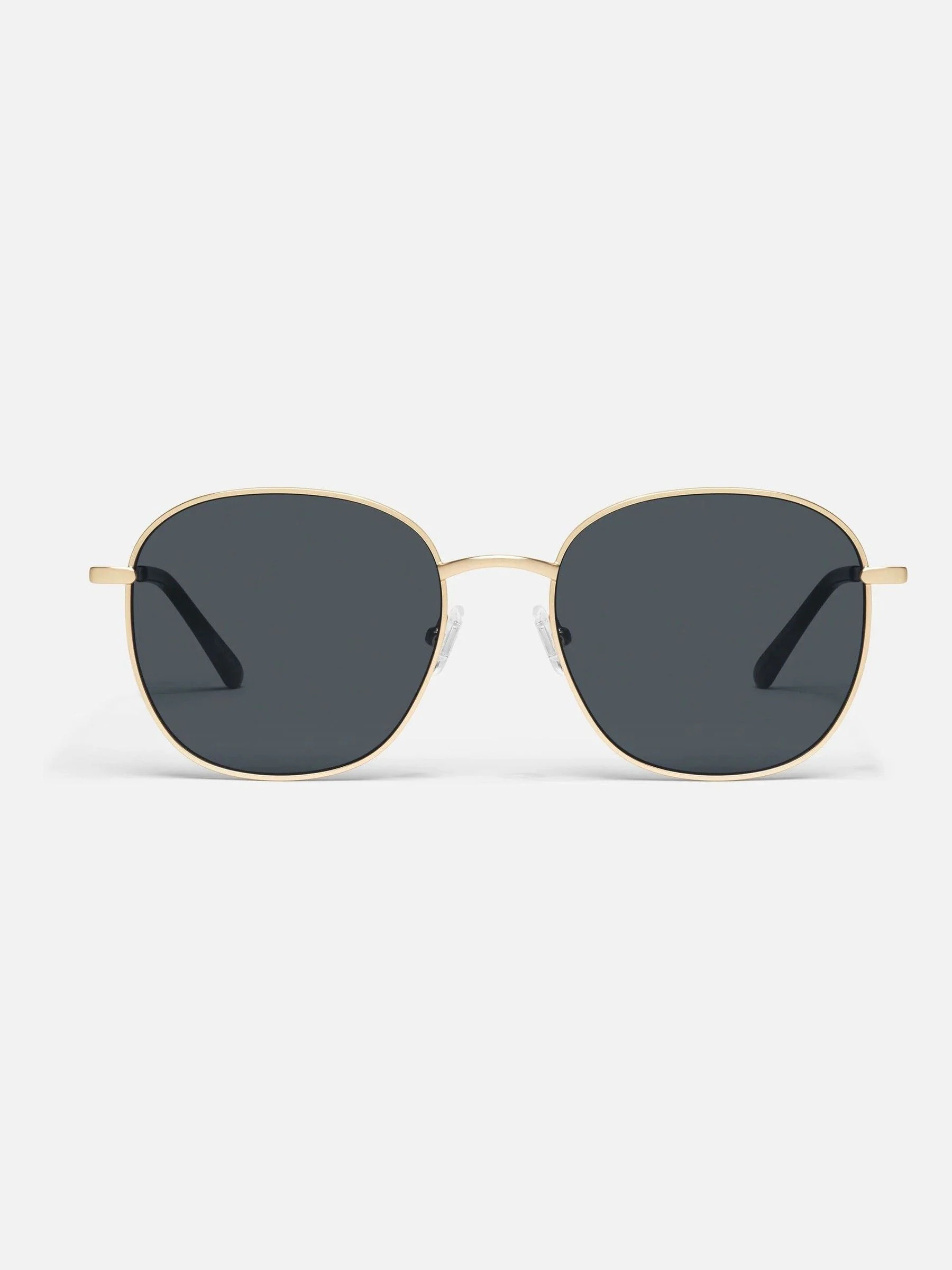 QUAY Gold Jezabell Sunglasses