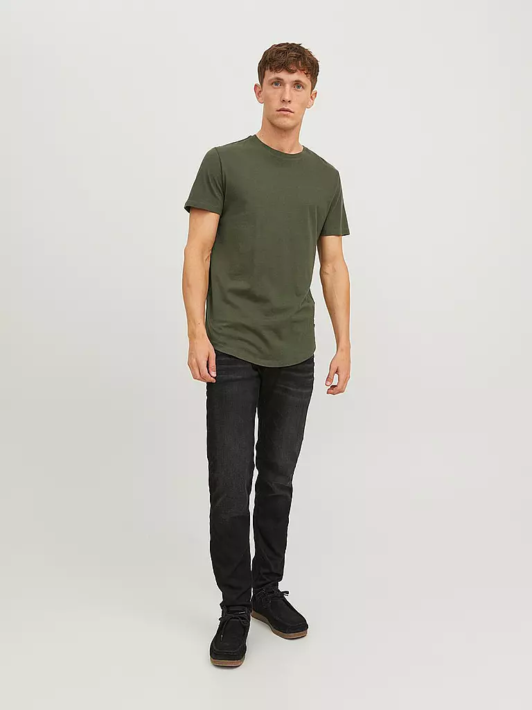 JACK & JONES T-Shirt JJENOA olive