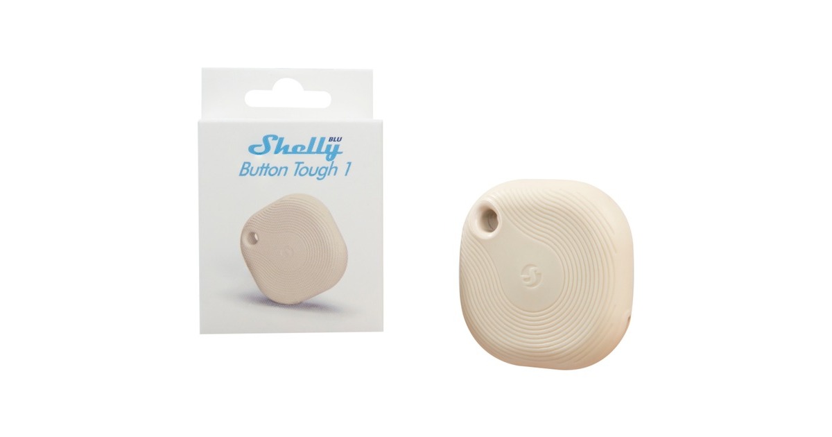 ShellyBLU Button Tough 1 knop  (Crème, Bluetooth)