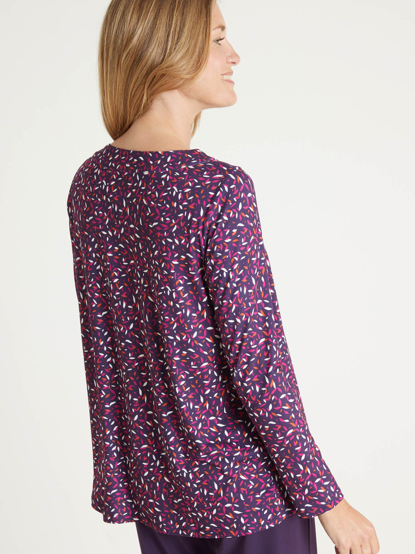Tee-shirt tunique, manches longues