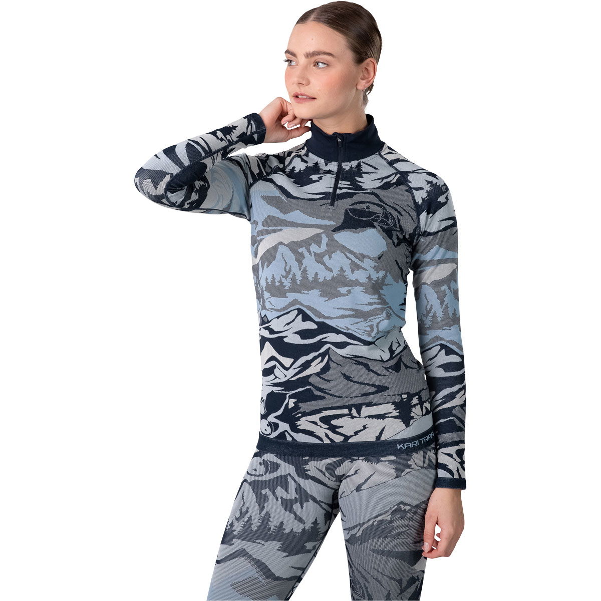 Kari Traa Mille Half Zip Midlayer Trøje Dame