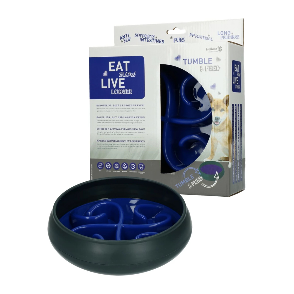 Eat Slow Live Longer Tumble Feeder - Antischrokbak