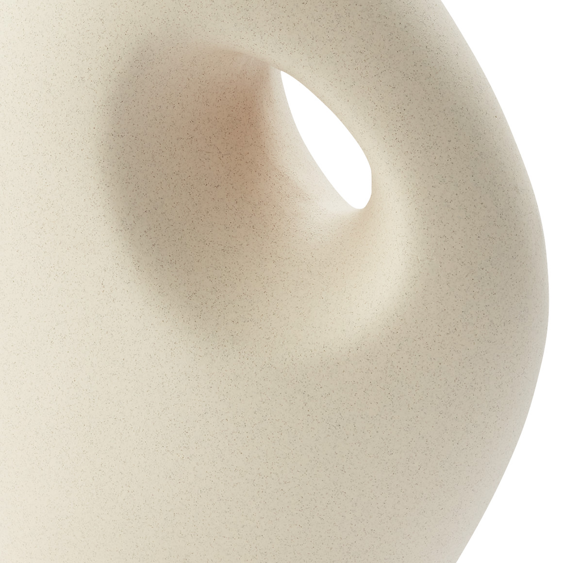 My Home Design-Vase in abstrakter Form weiss