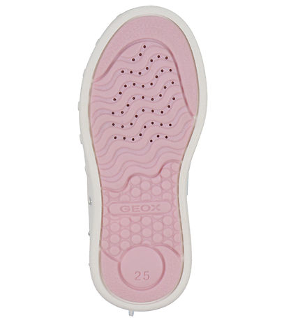 Geox Blinkschuhe - J Skylinen - Weiß/Pink