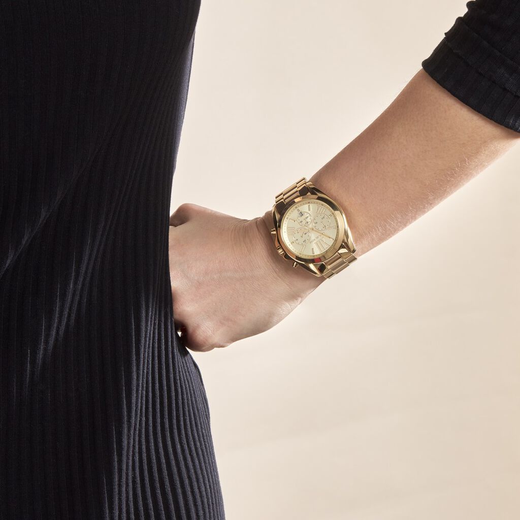 Montre Michael Kors Bradshaw Dore Champagne