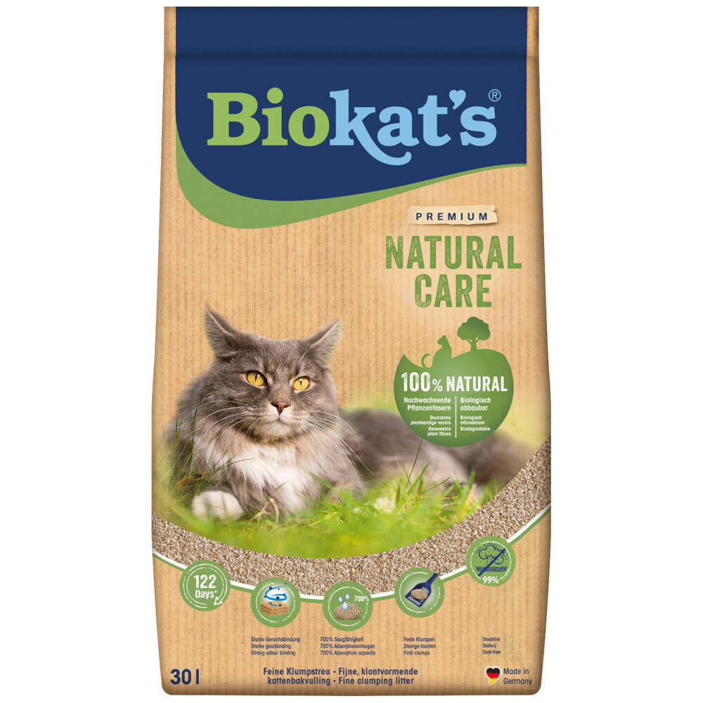 Biokat's Kattenbakvulling Natural Care30 liter