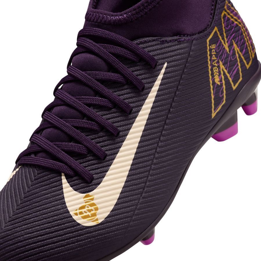 Nike Mercurial Superfly 10 Club MG Mbappé Personal Edition - Violet/Blanc Enfant