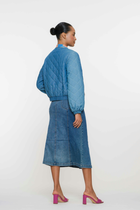 Geisha blauwe dames jas