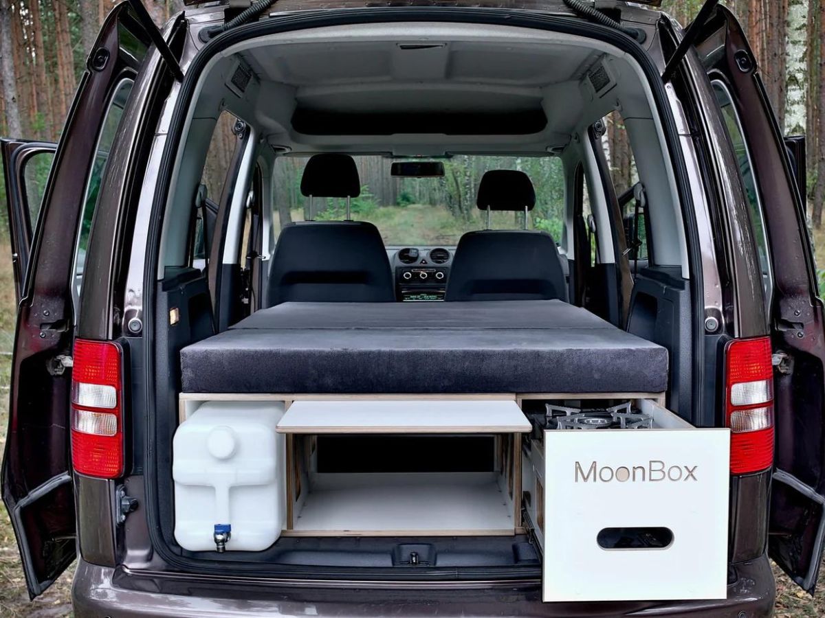 Moonbox Minivan 115 cm Wit Versie Campingbox