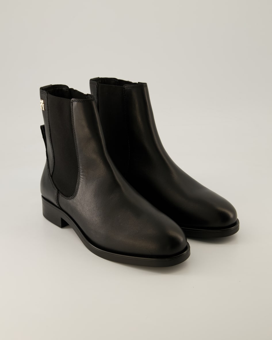 Tommy Hilfiger Elevated Essent Thermo Bootie Chelsea Boots in Schwarz