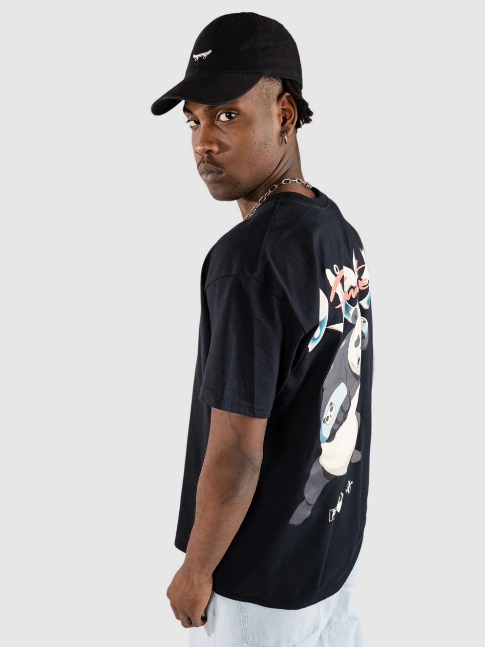 Primitive Panda T-Shirt black