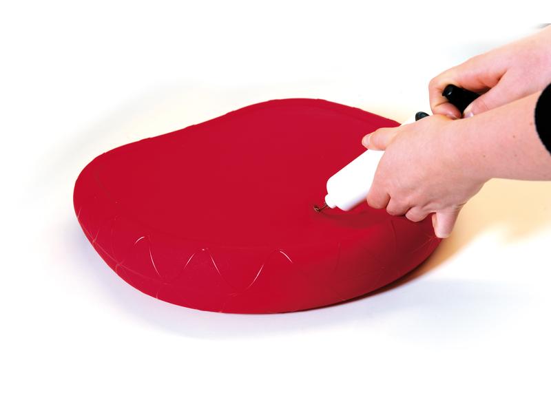 SISSEL Sitzkissen Sitfit Plus schwarz Ø 37 cm, 1 Stück Kombination aus Sitzkeil und Luftkissen