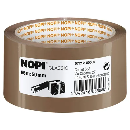 tesa NOPI Packband braun 50 mm x 66 m