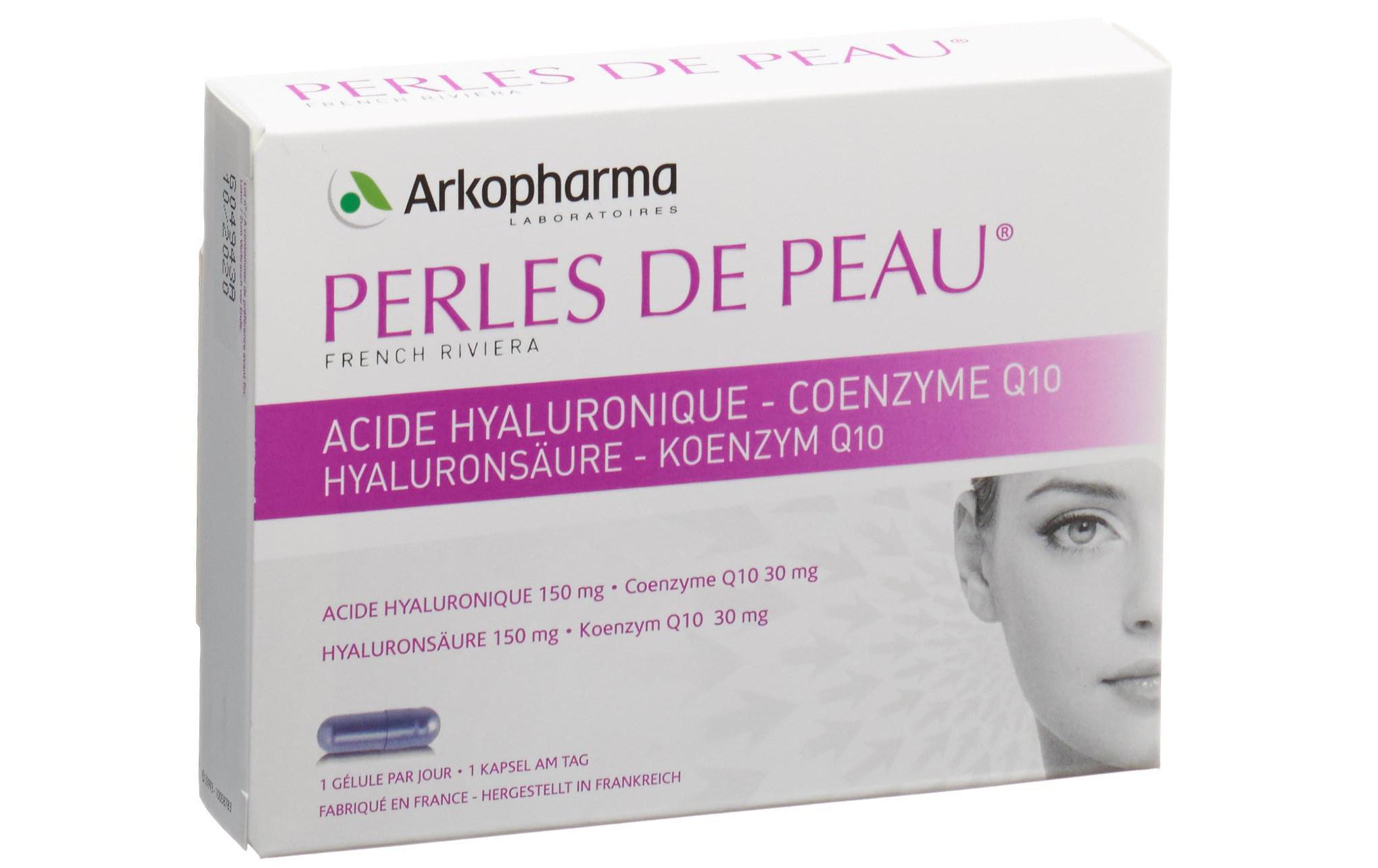 Perles De Peau Hyaluronsäure - Koenzym Q10 30 KapselnKapseln zur Nahrungsergänzug