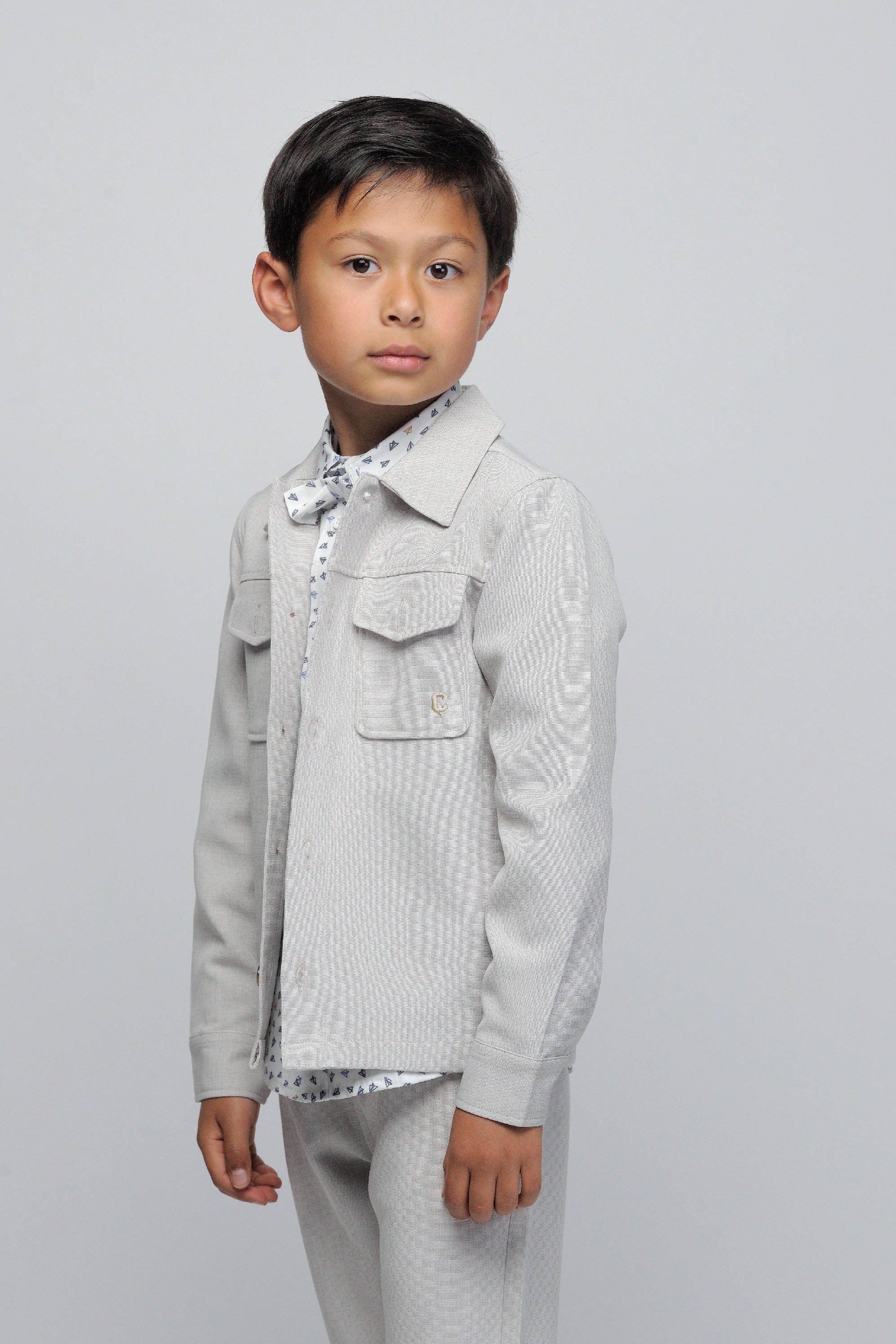 Le Chic Garcon overshirt EVILO beige
