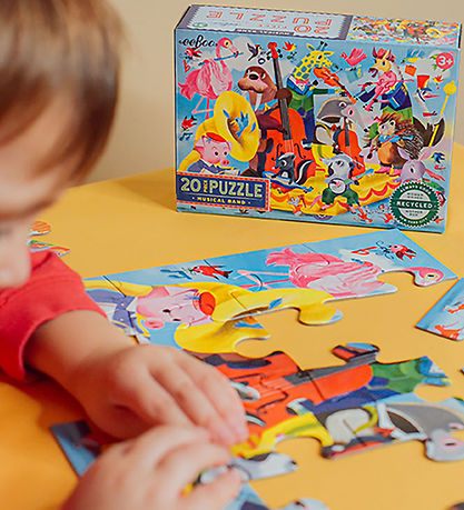 Eeboo Puzzlespiel - 20 Teile - 28x38 cm - Bandspiel
