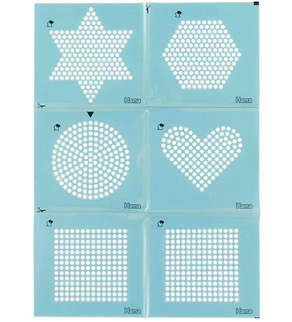 Hama Midi Perleplader m. Stickers - 5 stk/æ stk - Gemotrisk