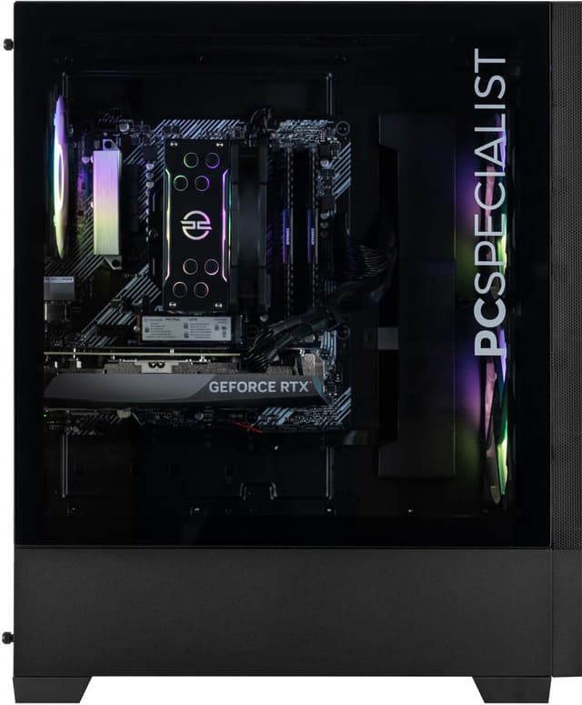 PCSpecialist Prime 400 i7-14F/16/1000/5070 stationær gaming computer