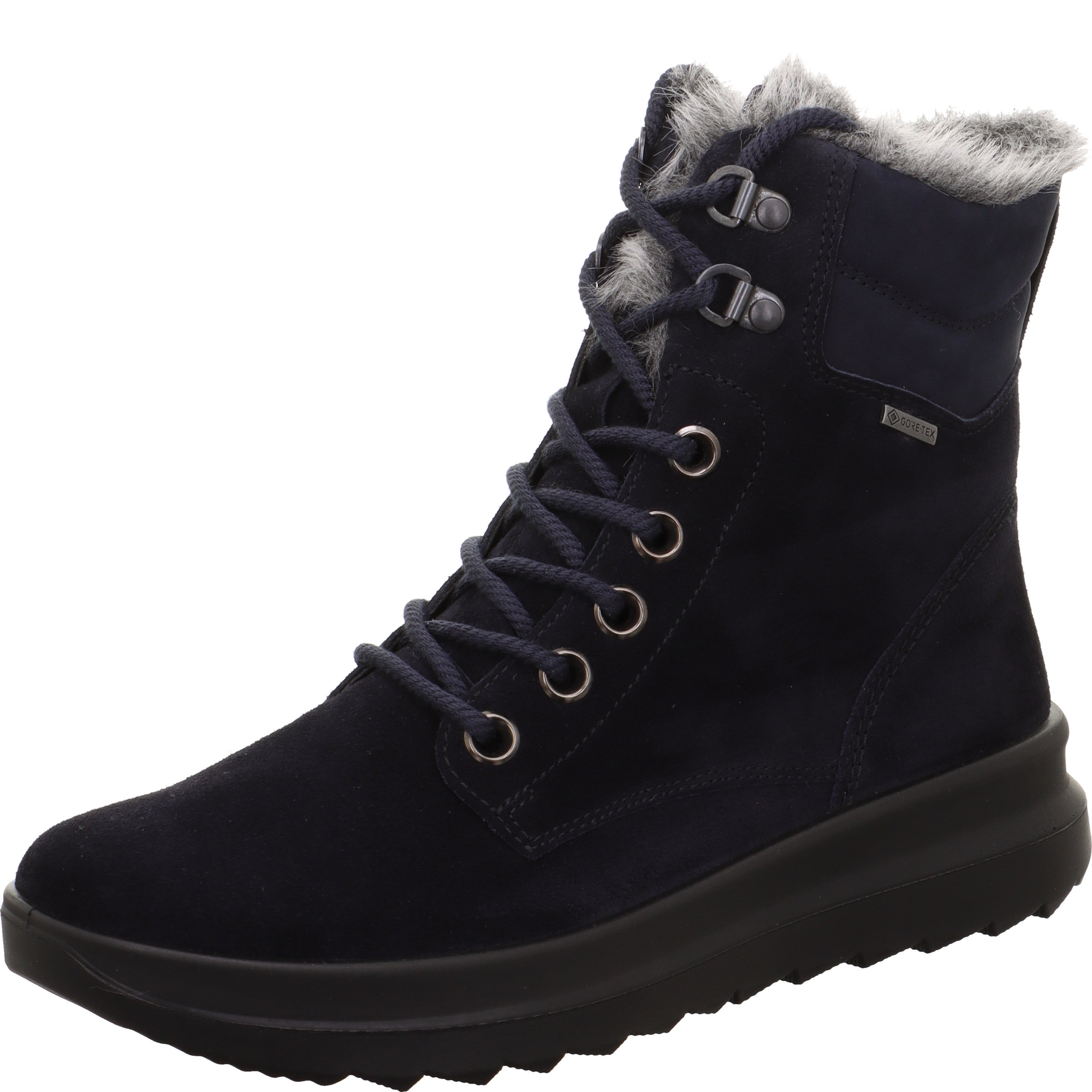 legero DREAMER Damen  Schnürboots mit Reißverschluss - Farbe: Oceano - Größe: 5.5