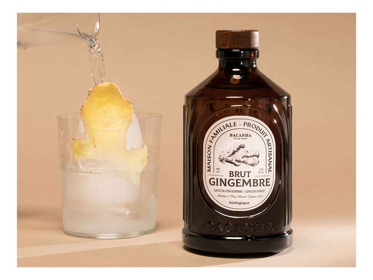 Sirop Bio gingembre - 40 cl - Bacanha