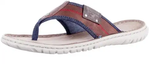 4134.703 MUSTANG COGNAC - maat 47 slipper cognac - maat 47 Calandschoen