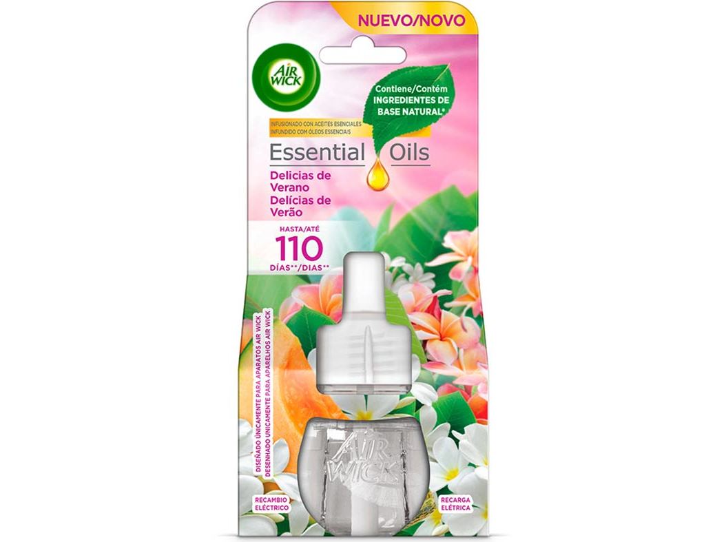 AMBIENTADOR ELÉTRICO AIR WICK RECARGA DELÍCIAS DE VERÃO 19ML