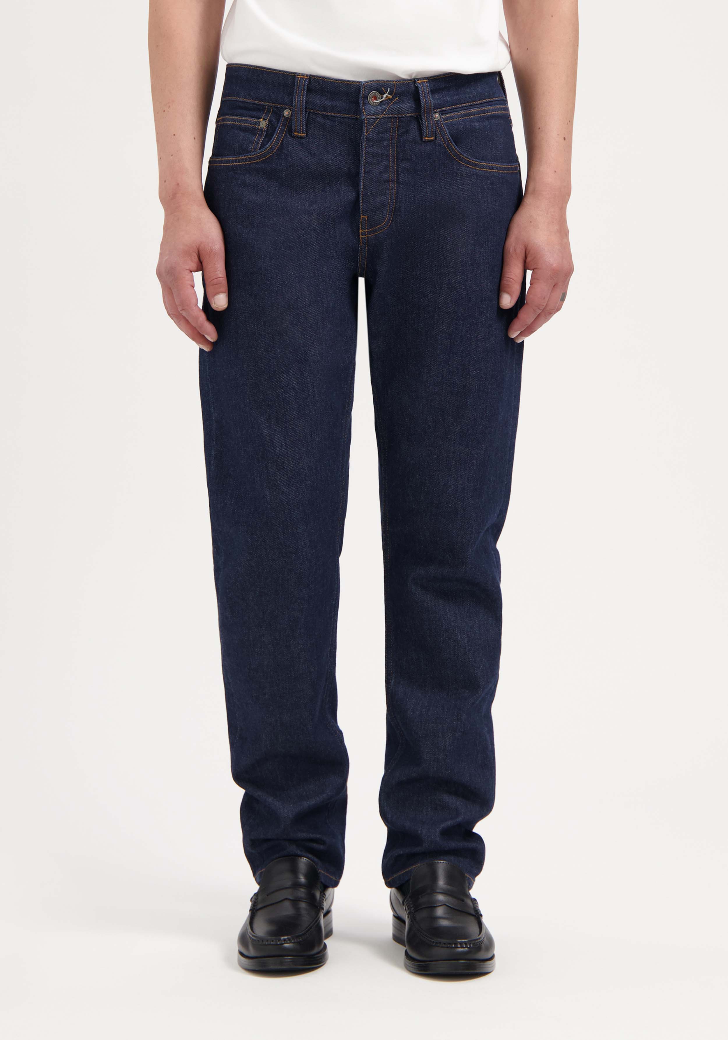 Kuyichi Herren-Jeans Jim Regular Slim Dark Rinse