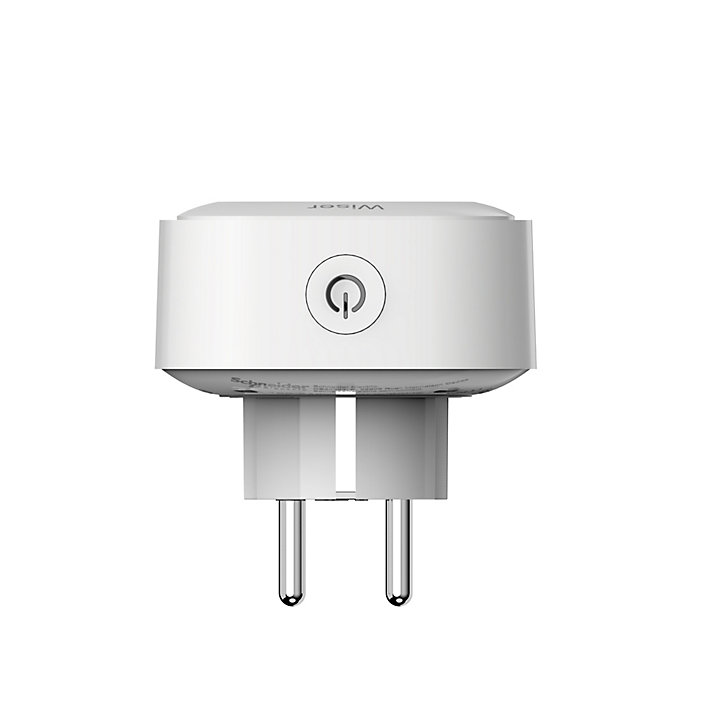 Prise connectée et répéteur Schneider Electric Wiser blanc