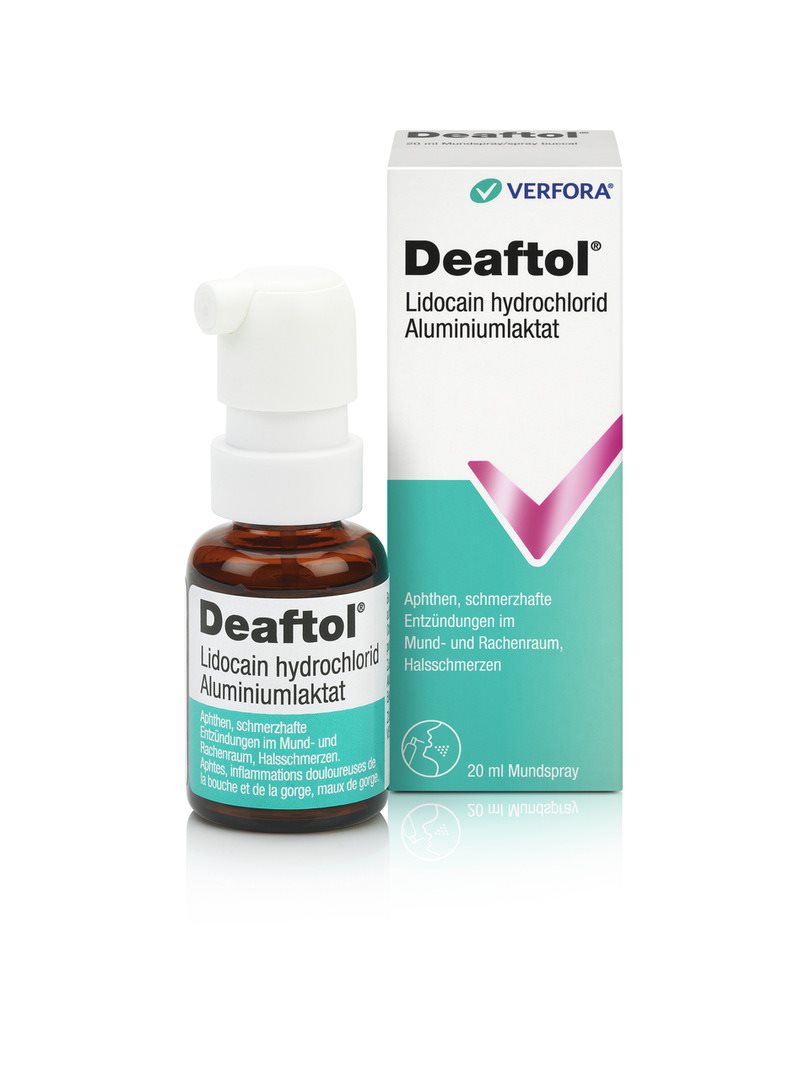 DEAFTOL Mundspray Spray mit Lidocain Spr 20 ml