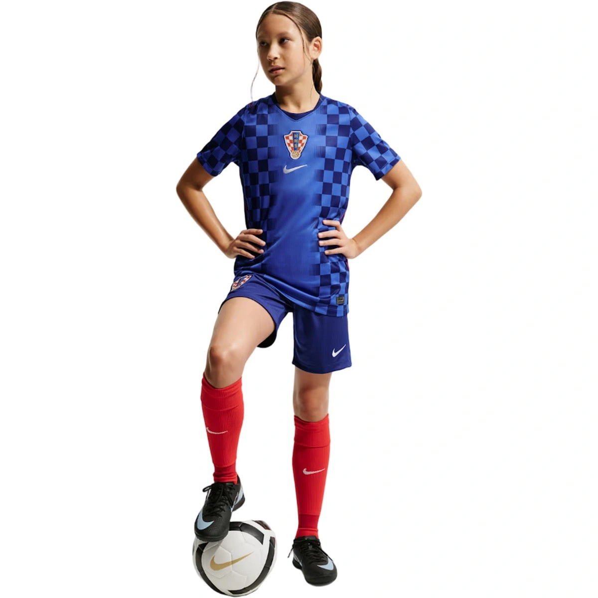 Camisola Nike Croácia Segundo equipamento Mundial 2026 Criança