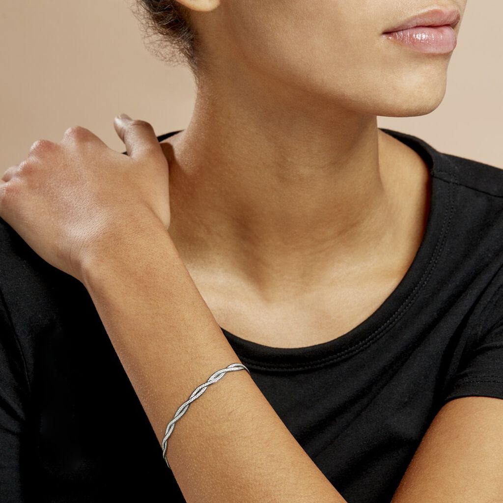 Bracelet Anaiz Argent Blanc
