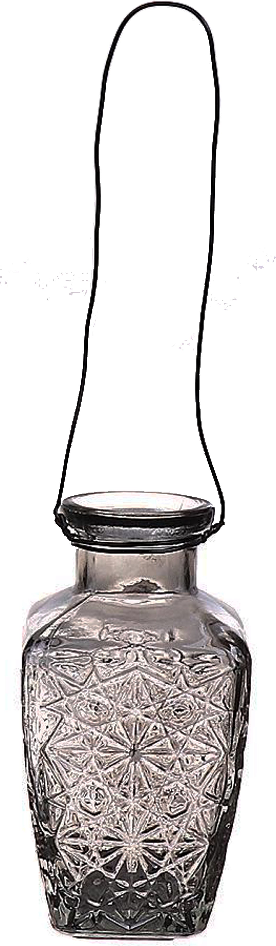 Duif vaas Louvre grijs D 6 H 12 cm