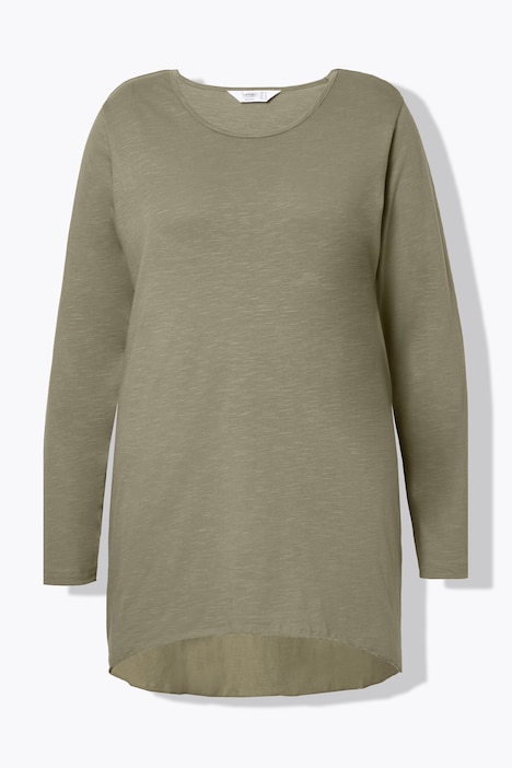 Longshirt, bequeme Passform, Rundhals, Langarm