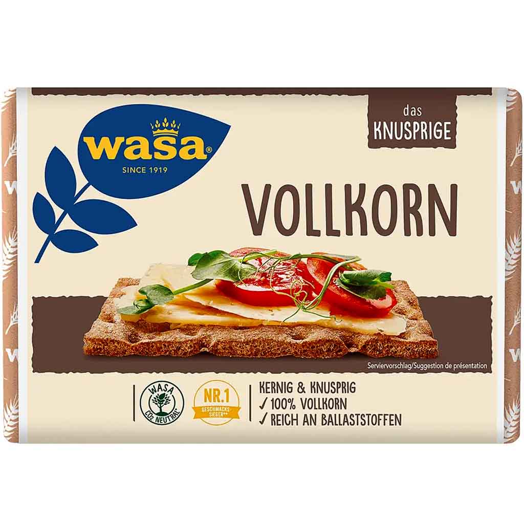 Wasa Knäckebrot Vollkorn 260g MHD:31.8.25