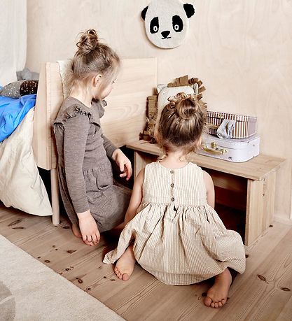 OYOY Kufferts?t - 2 stk - Elephant & Stripes - Pale Blue