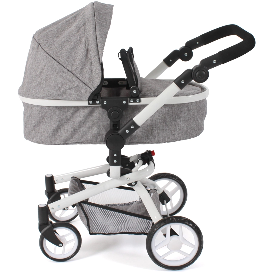 BAYER CHIC 2000 Kombi Puppenwagen YOLO grau