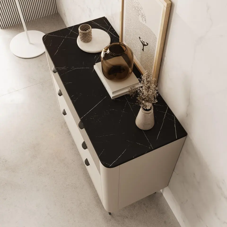 Meubella - Ladekast Mace - Beige - 90 cm