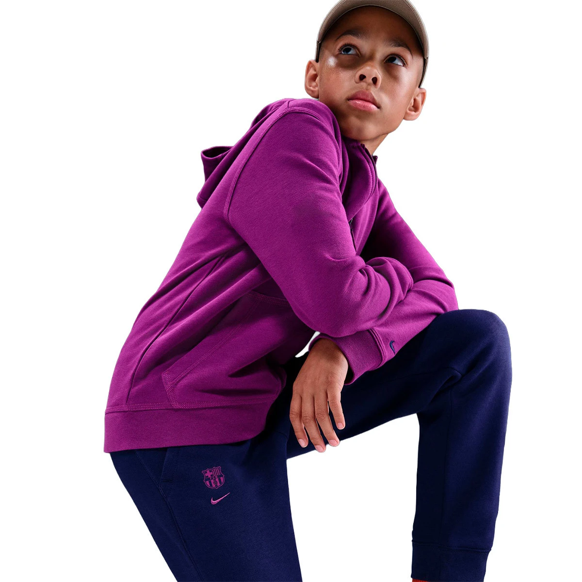 Calças Nike FC Barcelona Fanswear 2025-2026 Criança