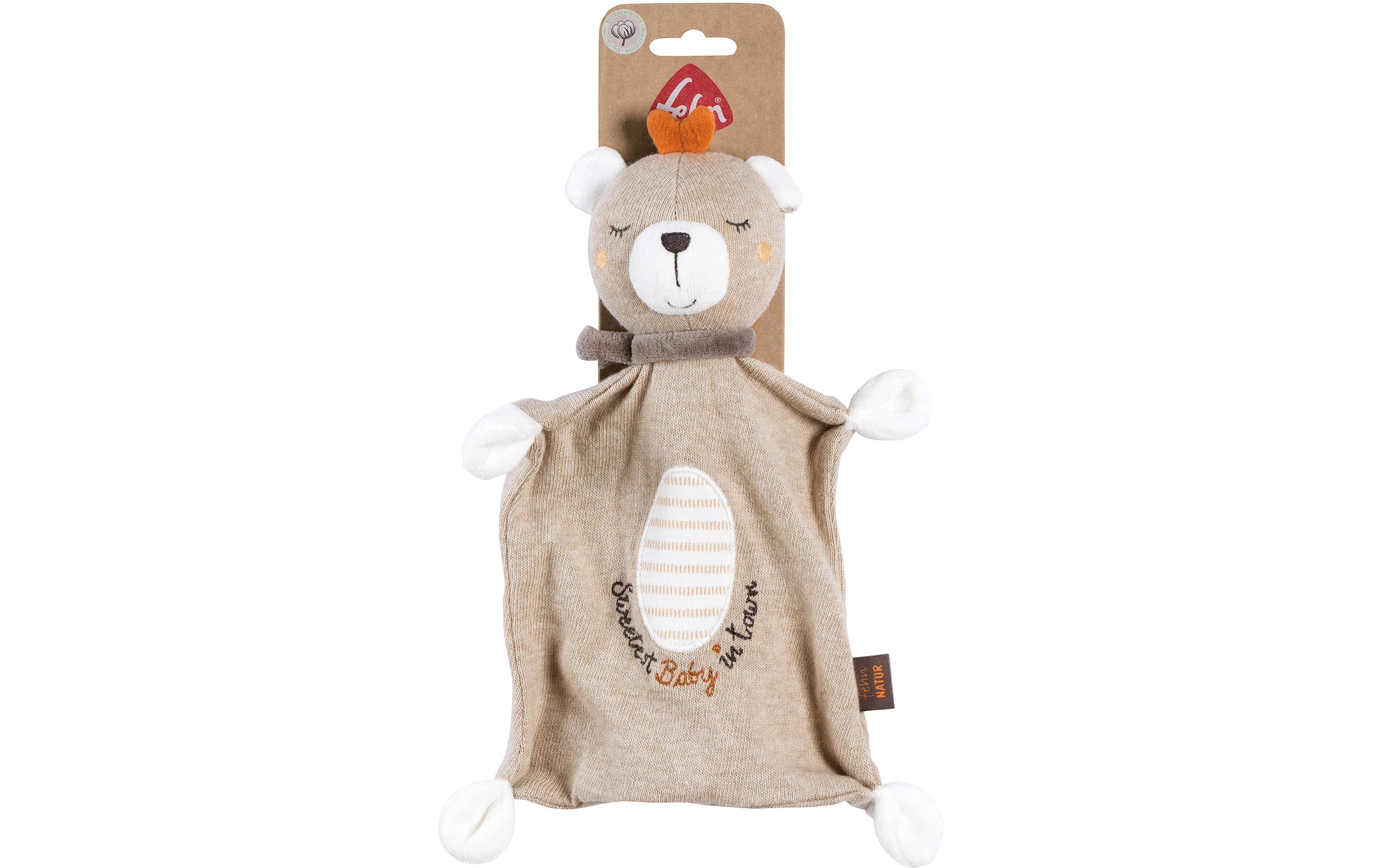 Schmusetuch Teddy BabySpielkamerad und Stofftier-Schnuffeltuch für Babys