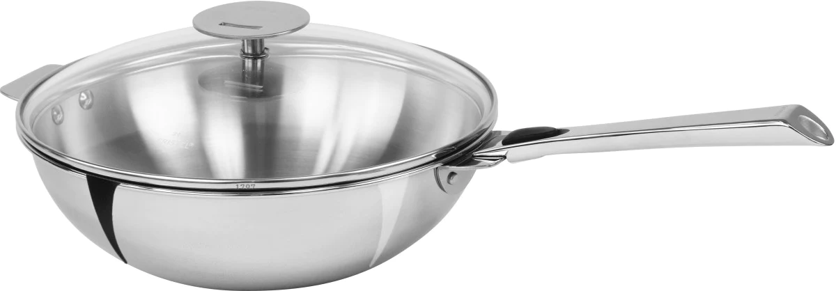 Wok inox Casteline amovible 20cm Cristel
