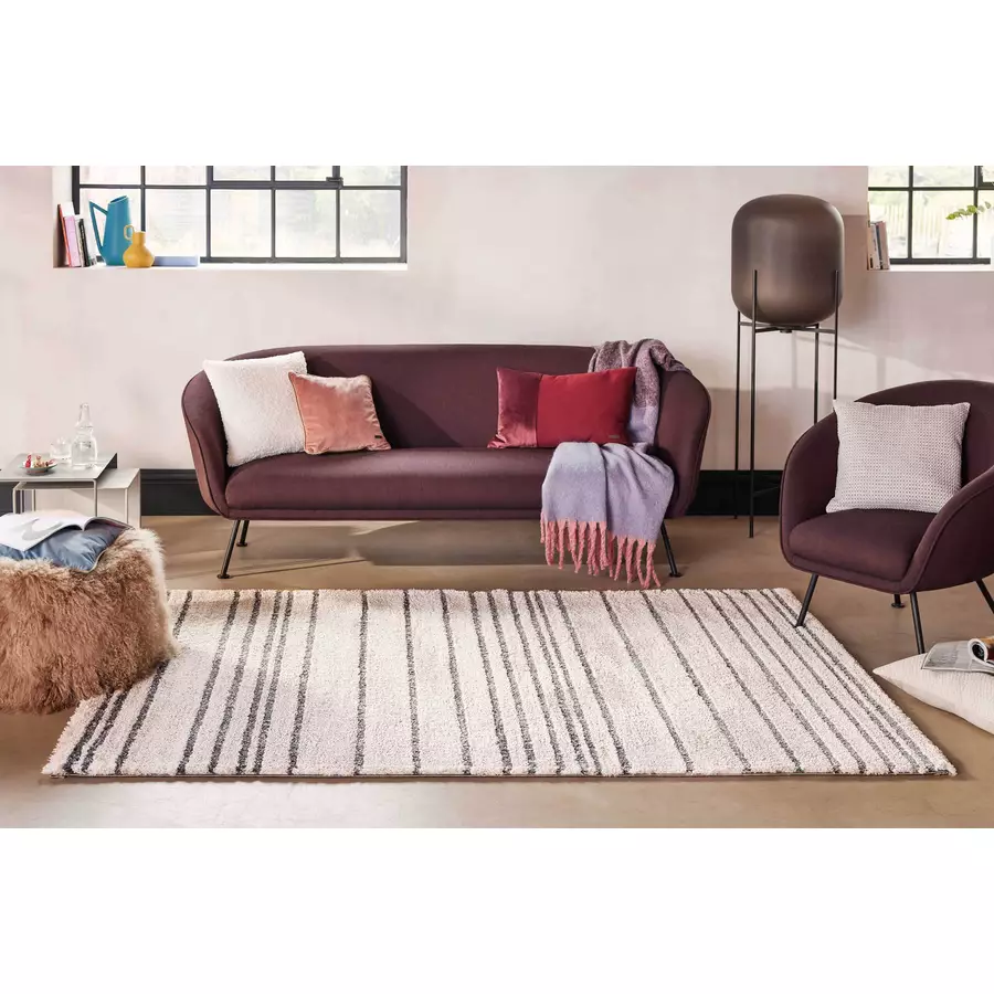 Esprit Hochflorteppich Gesa creme weiß