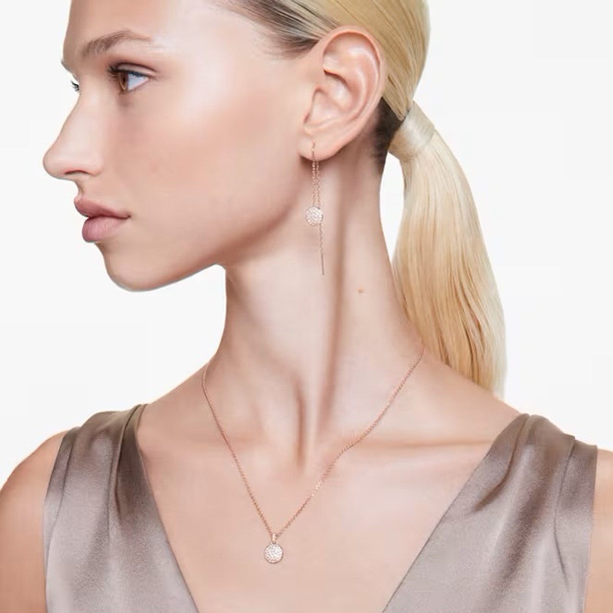 Parure Swarovski Meteora rosée