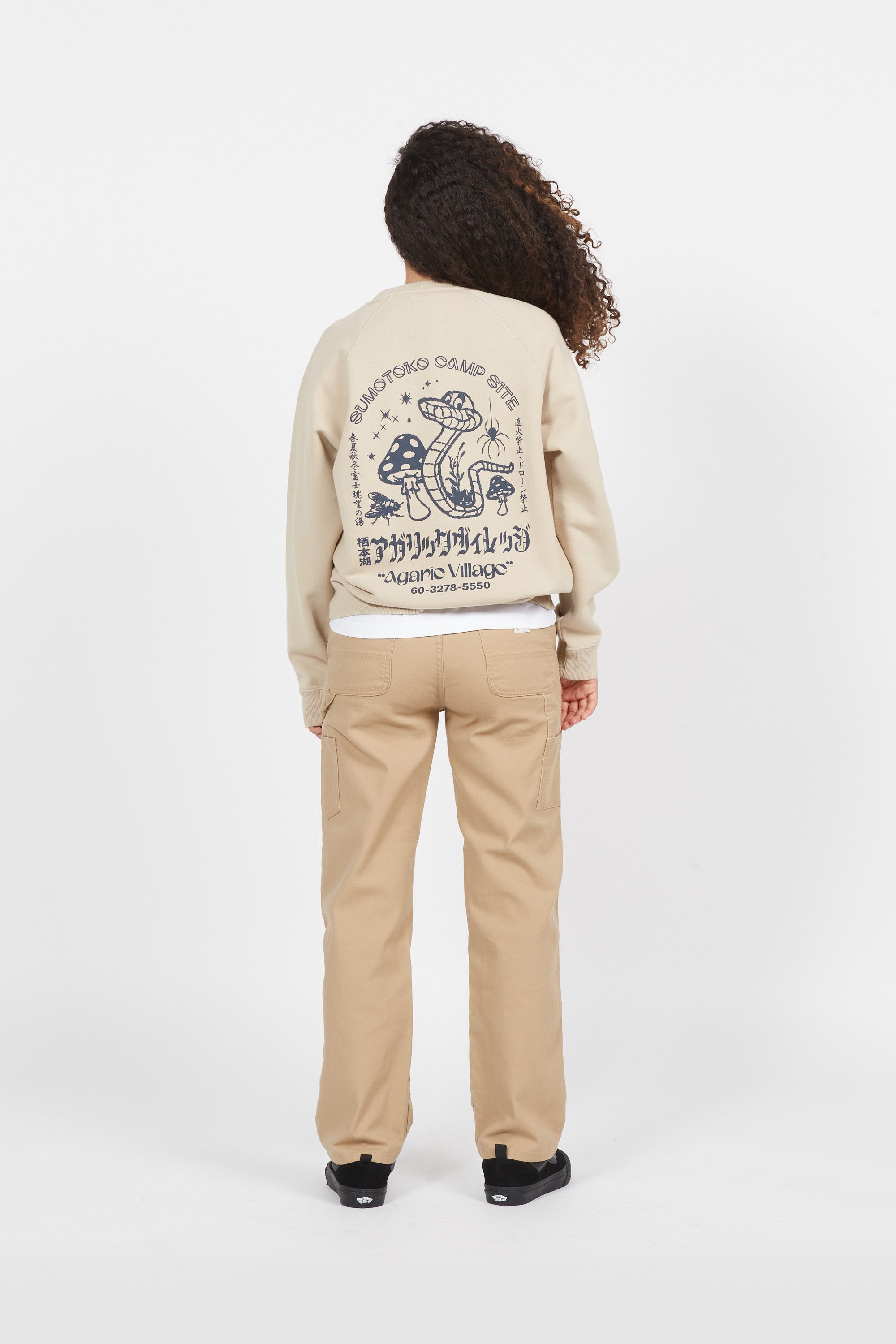 EDWIN Sweatshirt Agaric Village Sweat Beige