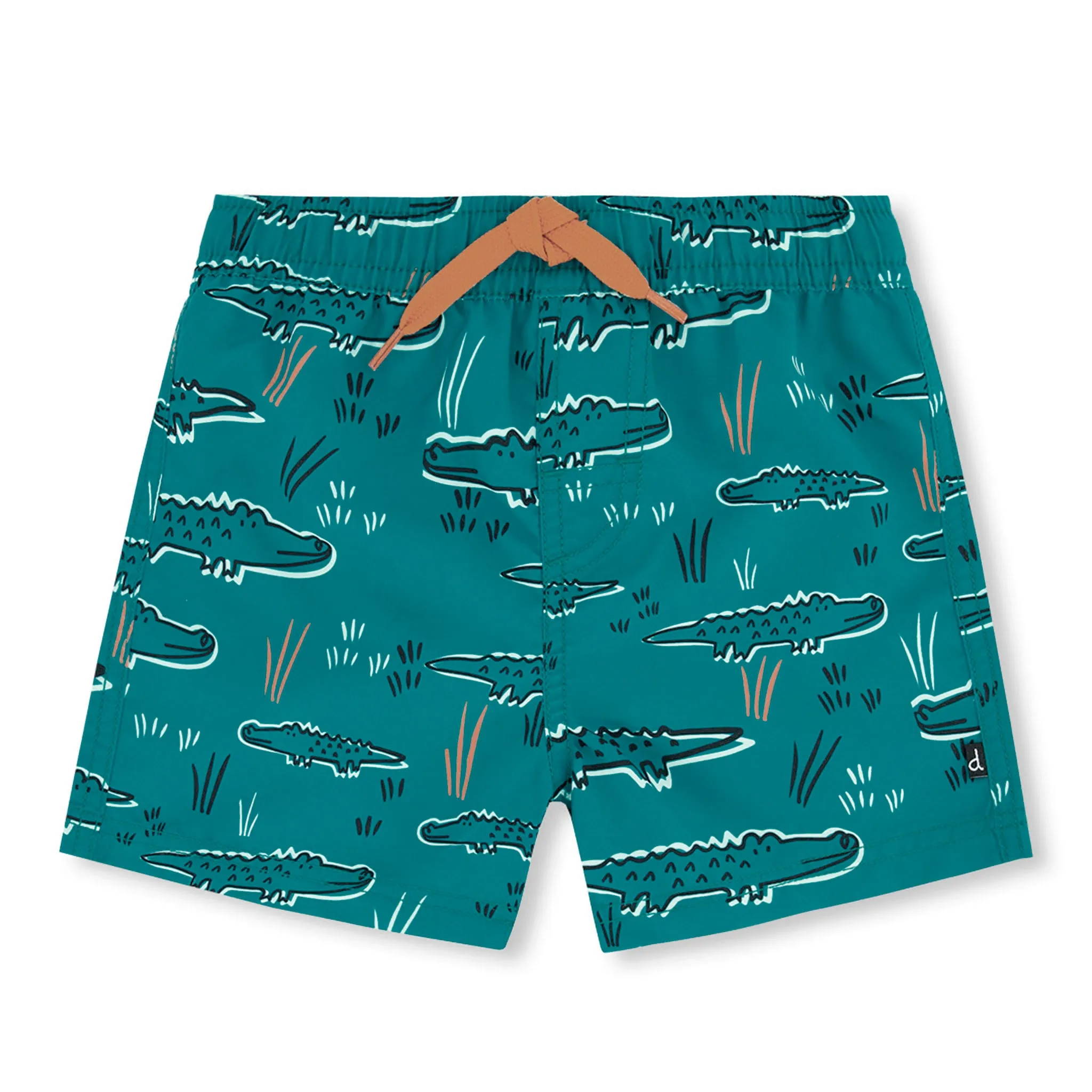 Deux par Deux Maillot Short Crocodile 2-6ans