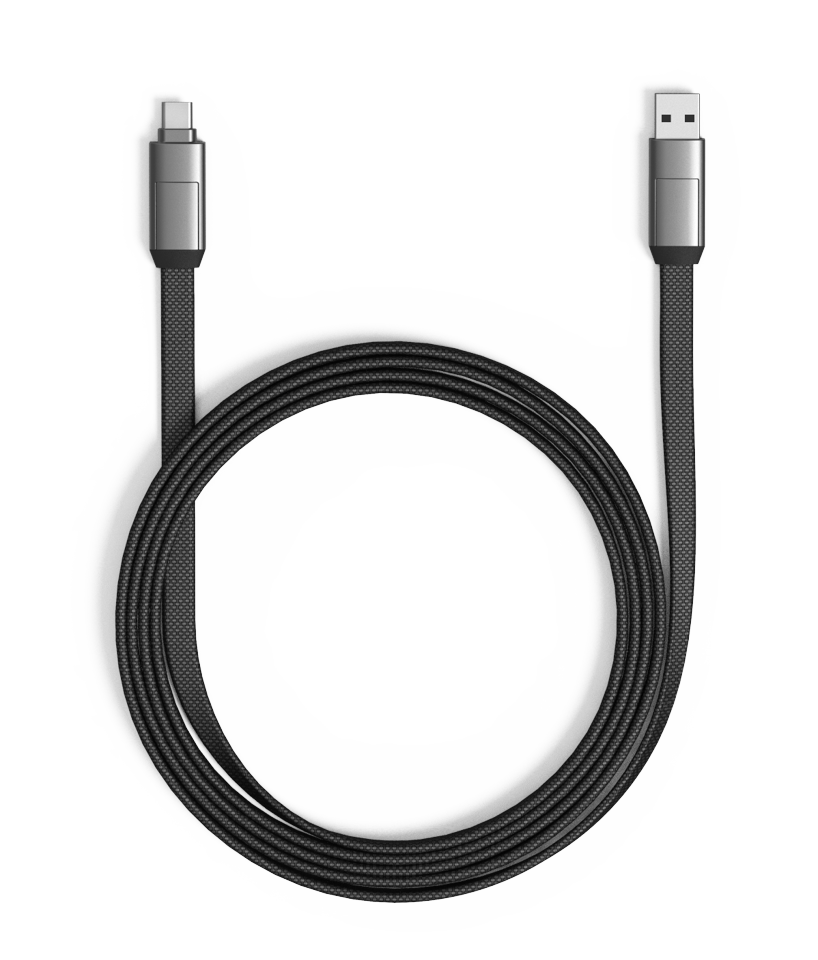 InCharge 6 Max Mercury Grey (1,5m)